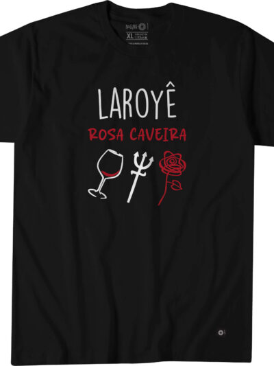 Laroyê Rosa Caveira T-Shirt